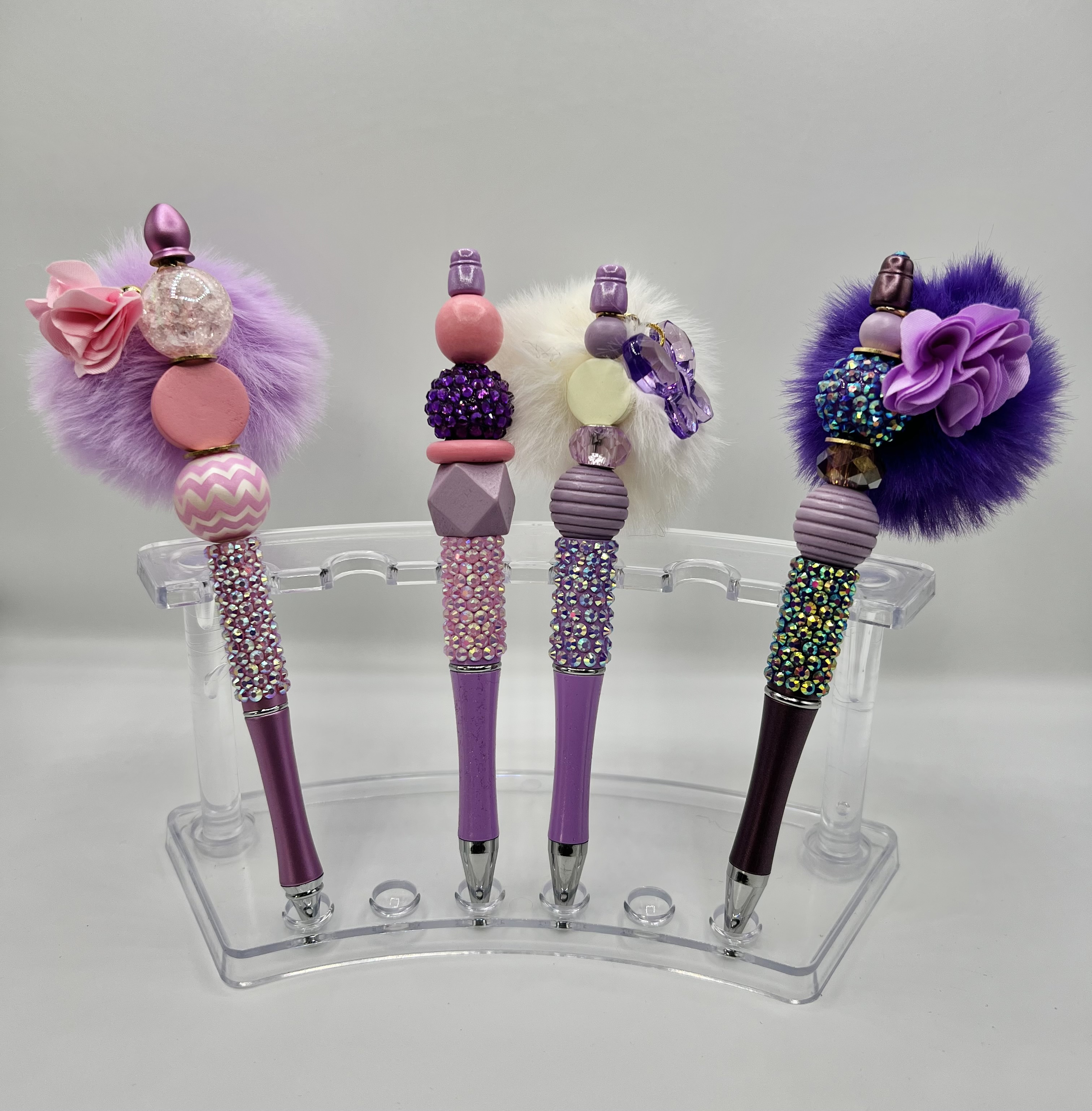 Pink/Purple Bling Fashion Pens