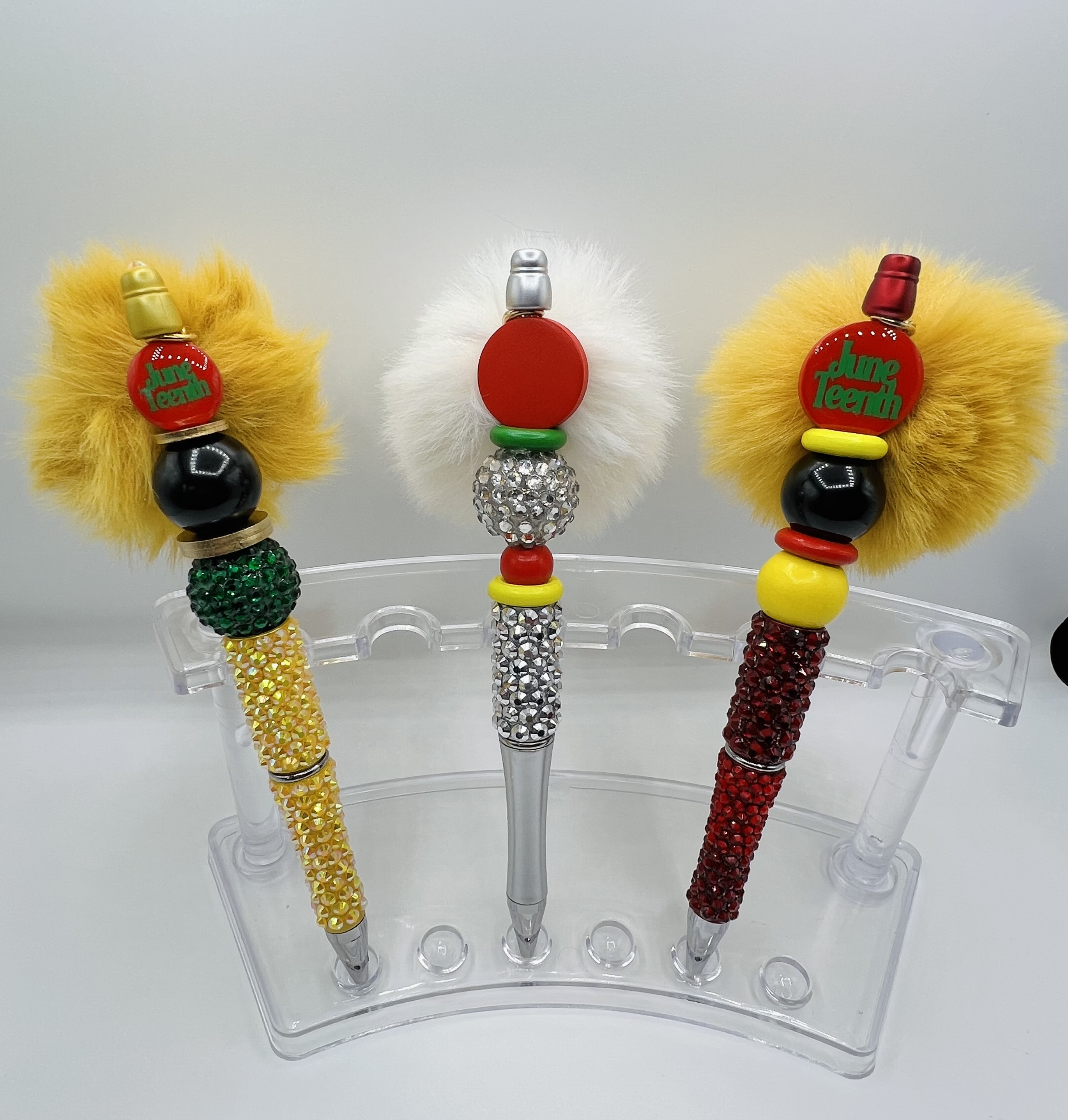 Juneteenth Bling Fashion Pens